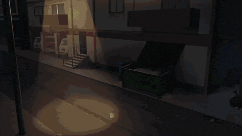 a white light is shining on a purple background .