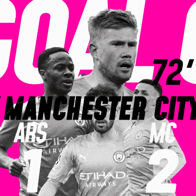 manchester city scored a goal against arsenal in a soccer game