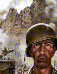 a man wearing a helmet is looking at the camera