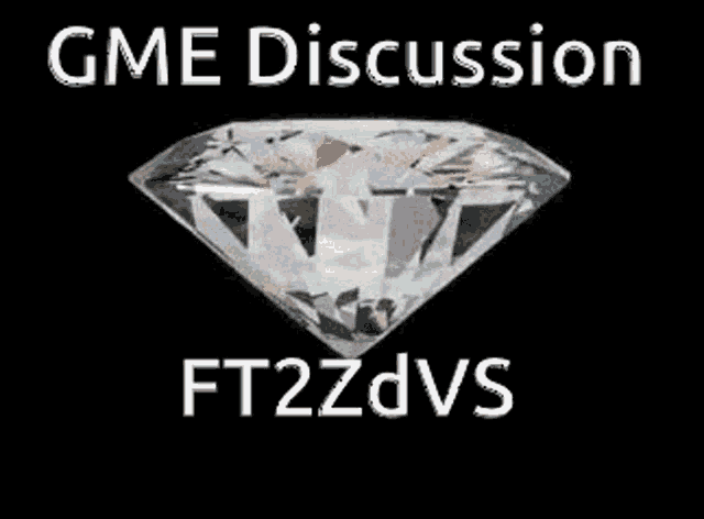 a diamond with the words " gme discussion ft2zdvs " below it