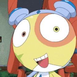 a close up of a cartoon character wearing a headband