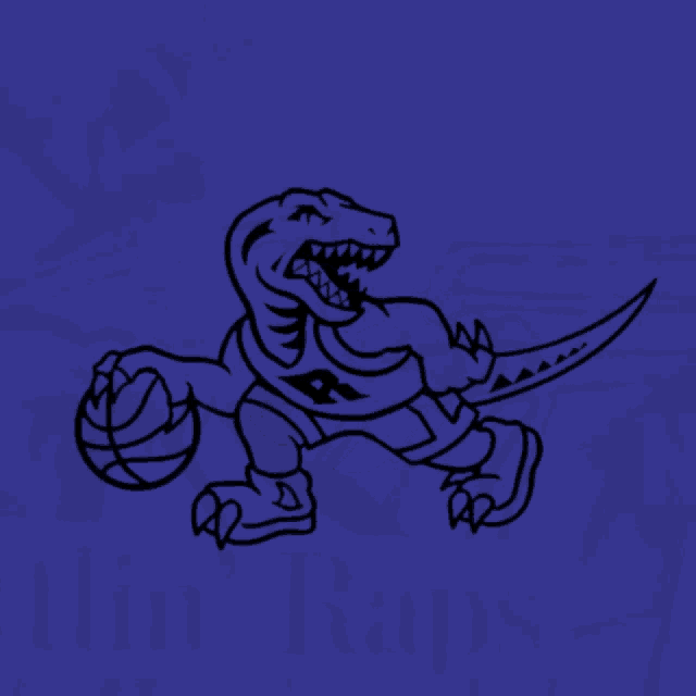 a drawing of a basketball on a blue background that says ' basketball ' on it