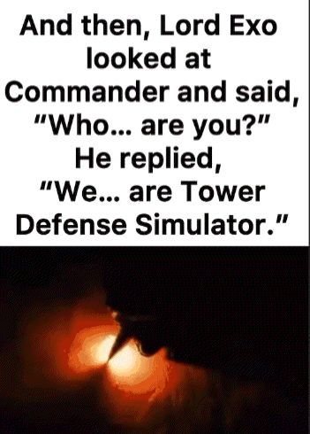 a poster that says and then lord exo looked at commander and said " who are you "