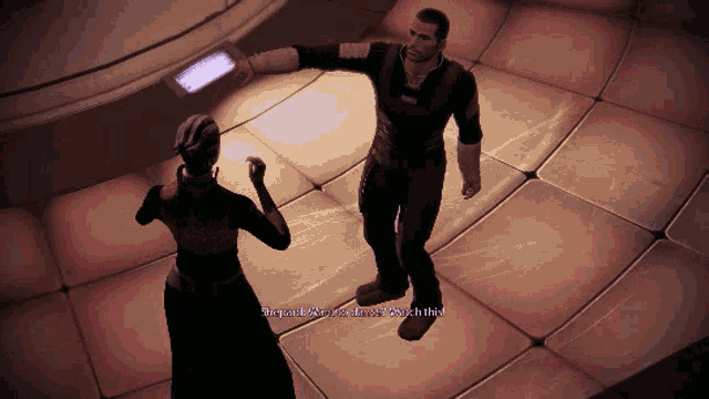 Commander Shepard Dance GIF - Commander Shepard Dance Loop GIFs