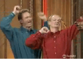 Dance Party GIF - Whose Lie Is It Anyway Colin Mochrie Ryan Stiles GIFs