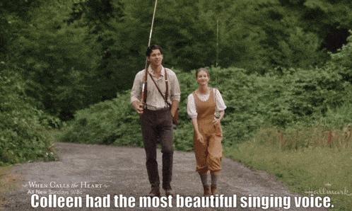 Wcth Hearties Nathan Allie Fishing Seasoneleven Colleen Beautiful Singing Voice GIF - Wcth Hearties Nathan Allie Fishing Seasoneleven Colleen Beautiful Singing Voice Probably Where You Get Singing Voice GIFs