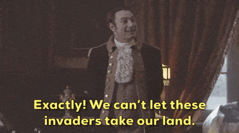 Invaders Land Back GIF - Invaders Land Back Colonizers GIFs