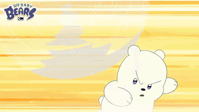a cartoon of ice bear from the we bare bears cartoon