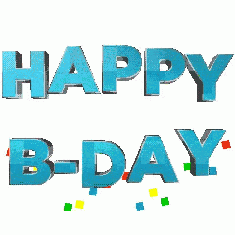 Happy Birthday Animated Text GIF - Happy Birthday Animated Text Hbd GIFs