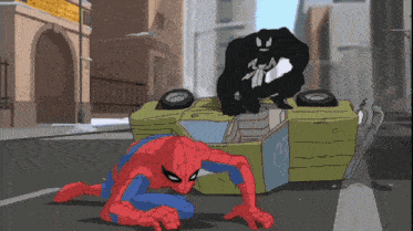 Spectacular Spiderman Venom Spiderman Vs Venom GIF - Spectacular Spiderman Venom Spiderman Vs Venom GIFs