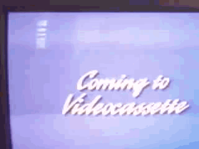 Coming To Videocassette GIF - Coming To Videocassette GIFs