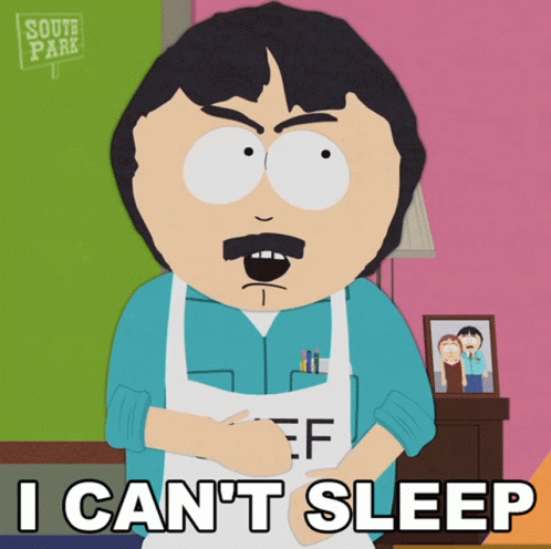 I Cant Sleep Randy Marsh GIF - I Cant Sleep Randy Marsh South Park GIFs