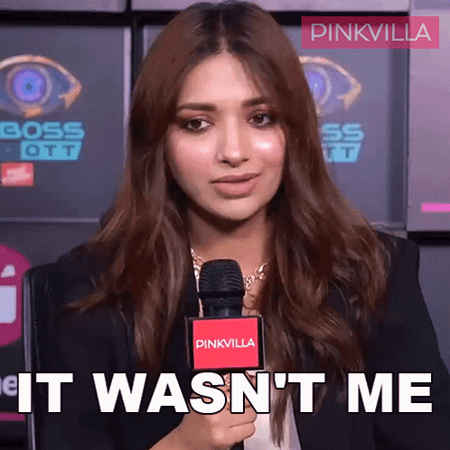 It Wasn'T Me Jiya Shankar GIF - It Wasn'T Me Jiya Shankar Pinkvilla GIFs