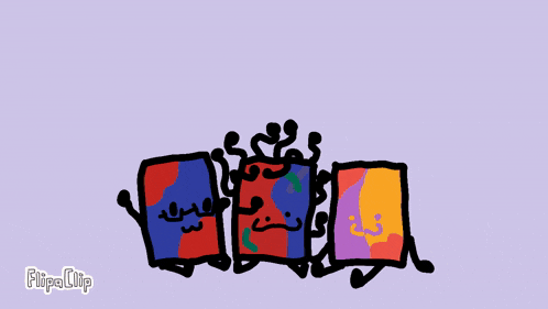 a group of people standing next to each other with flipa clip written on the bottom
