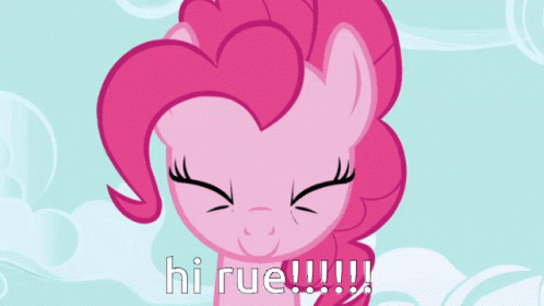 Hi Rue Pinkie Pie GIF - Hi Rue Pinkie Pie Ruebarb GIFs