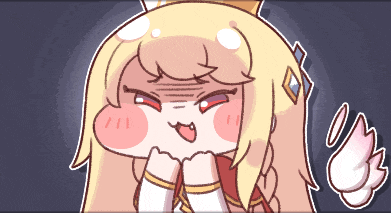 a cartoon of a girl with long blonde hair and a crown on her head