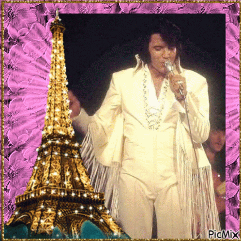 Paris Elvis Presley GIF - Paris Elvis Presley Sparkle GIFs