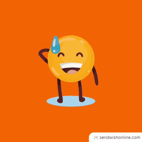 a cartoon illustration of a smiley face with arms and legs and the website sendwishonline.com