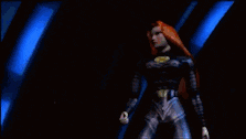 a blurry picture of a person 's torso with a glowing orange glow .