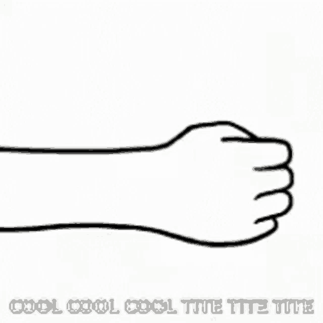 a hand is giving a thumbs up sign in a black and white drawing .