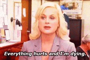 Leslie Knope Everything GIF - Leslie Knope Everything Hurts GIFs