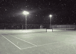 Tennis Court Winter GIF - Tennis Court Winter Lonely GIFs