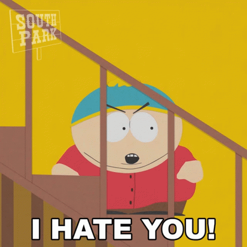 I Hate You Eric Cartman GIF - I Hate You Eric Cartman South Park GIFs