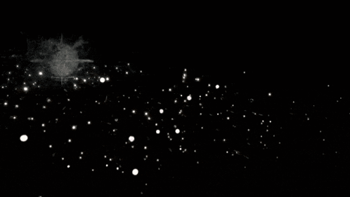 a black background with a lot of white stars and a star in the middle .