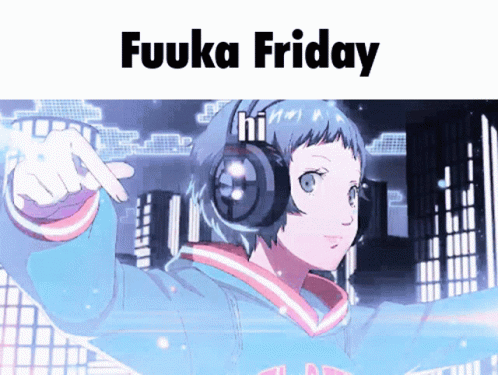 Persona3 Fuuka Friday GIF - Persona3 Fuuka Friday GIFs