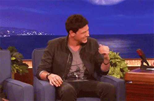 Cory Monteith Glee GIF - Cory Monteith Glee Laugh GIFs
