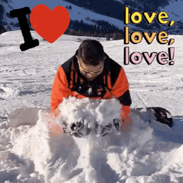 Love Snow GIF - Love Snow Montagne GIFs