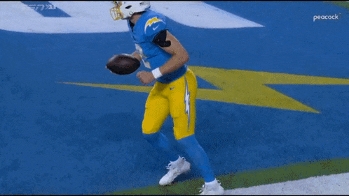 La Chargers Easton Stick GIF - La Chargers Easton Stick Chargers GIFs