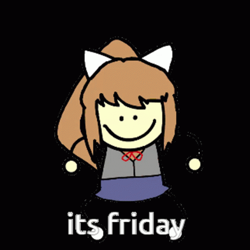 Friday Monika GIF - Friday Monika Doki Doki GIFs