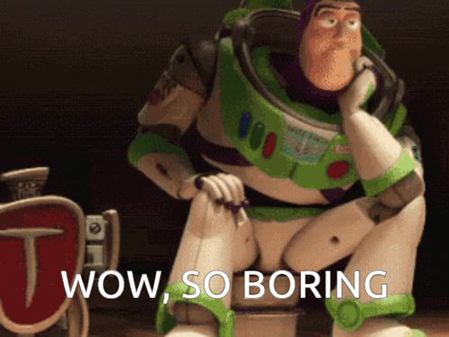 Buzz Lightyear Pixar GIF - Buzz Lightyear Pixar Boring GIFs