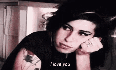 Amy Winehouse I Love You GIF