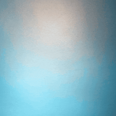 a light blue background with a shadow of a face on it