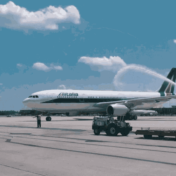 Alitalia Plane GIF - Alitalia Plane Travel GIFs