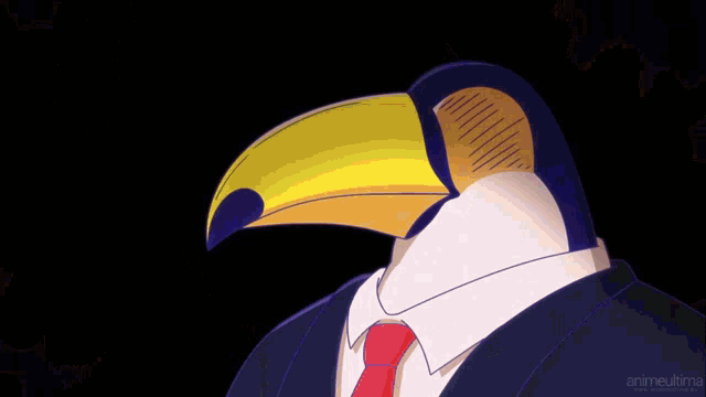 a cartoon character says " menace intensifies " at the top of the screen
