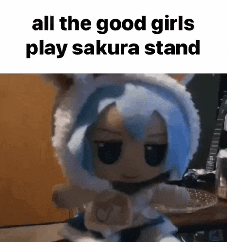 Sakura Stand Good Girls GIF - Sakura Stand Good Girls Play Sakura Stand GIFs