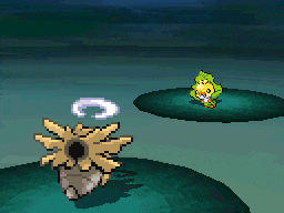 a pixel art of a pokemon with the letter c on the bottom right