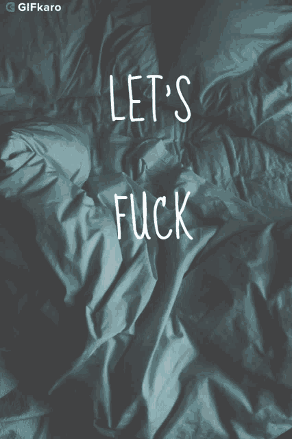 a picture of a bed with the words let 's cuddle on it