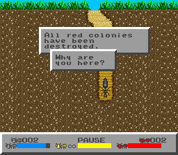 a screenshot of a video game that says " all red colonies have been destroyed "