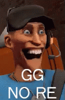 Laughing Scout - Gg No Re GIF - Gg No Re Rematch Good Game GIFs