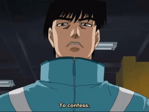 Menacing To Confess GIF - Menacing To Confess Ippo Kimura GIFs