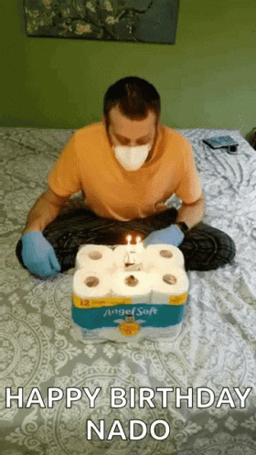 Happy Birthday Toilet Paper GIF - Happy Birthday Toilet Paper Blow Candles GIFs