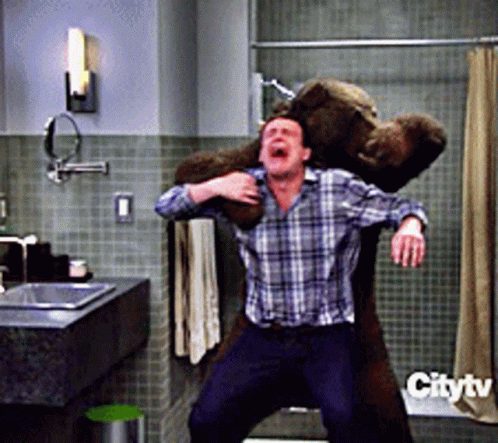 Marshall And The Bear How I Met Your Mother GIF - Marshall And The Bear How I Met Your Mother Marshall Eriksen GIFs