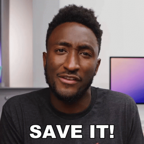 Save It Marques Brownlee GIF - Save It Marques Brownlee Zip It GIFs