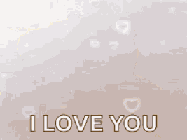 a teddy bear is holding a red heart and saying `` i love you ''