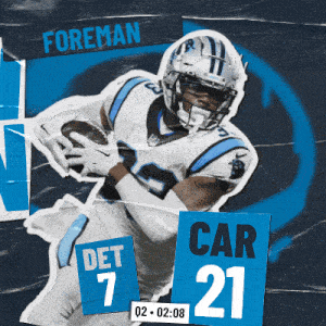 a poster of a football player with the name foreman