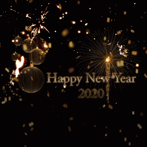 Happy New Year2020 Fireworks GIF - Happy New Year2020 Happy New Year New Year GIFs